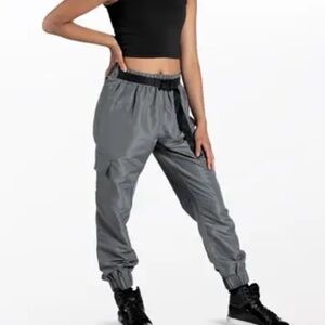 Balera Performance Belted Cargo Pants – Gray, Adult Medium, 28" Inseam